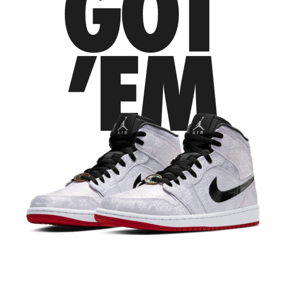Jordan 1 Mid SE Fearless Edison Chen CLOT